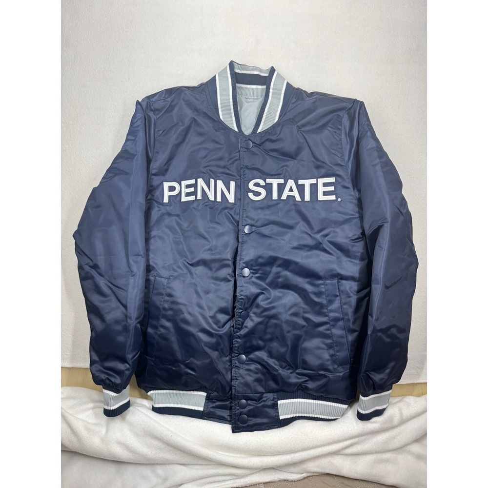 Starter G-III Men's Penn State Nittany Lions Blue Reversible Jacket Small NWOT